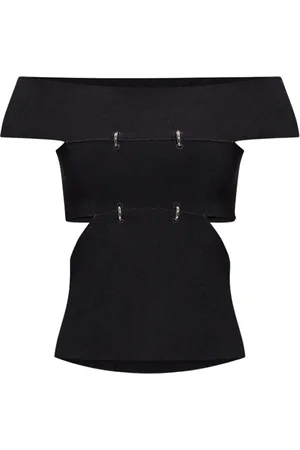 Alexander McQueen Mujer, Camisetas, Negro, Talla: M