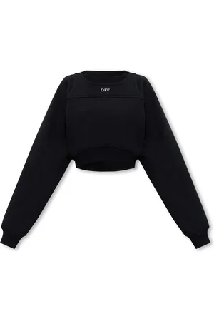 OFF-WHITE Mujer, Sudaderas, Negro, Talla: M
