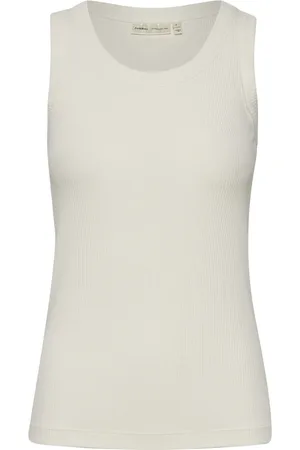 INWEAR Mujer, Camisetas, Blanco, Talla: 2XL