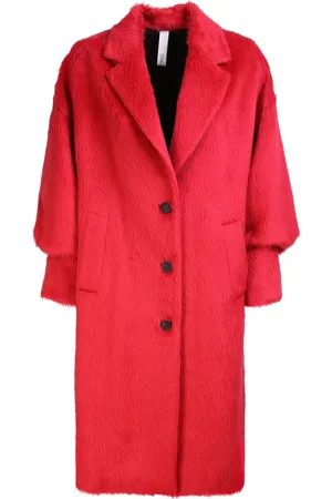 HEVO Mujer, Abrigos, Rojo, Talla: S