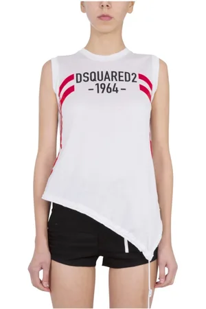 Dsquared2 Mujer, Camisetas, Blanco, Talla: S