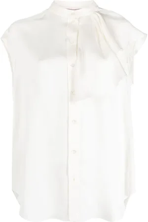 Alexander McQueen Mujer, Blusas y Camisas, Blanco, Talla: 2XS