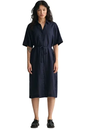 GANT Mujer, Vestidos, Azul, Talla: L