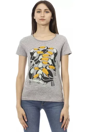 Trussardi Mujer, Camisetas, Gris, Talla: XS