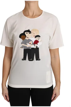 Dolce & Gabbana Mujer, Camisetas, Blanco, Talla: 3XS