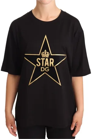 Dolce & Gabbana Mujer, Camisetas, Negro, Talla: S