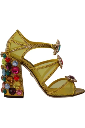 Dolce & Gabbana Mujer, Zapatos, Amarillo, Talla: 36 EU