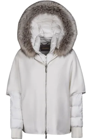 MOORER Mujer, Chaquetas, Blanco, Talla: 3XS