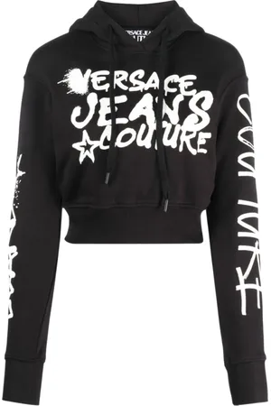 VERSACE Mujer, Sudaderas, Negro, Talla: M