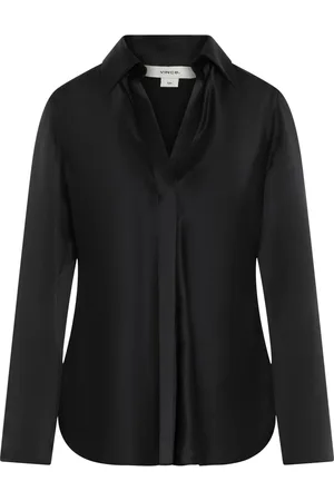Vince Mujer, Blusas y Camisas, Negro, Talla: L