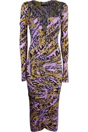 VERSACE Mujer, Vestidos, Púrpura, Talla: L