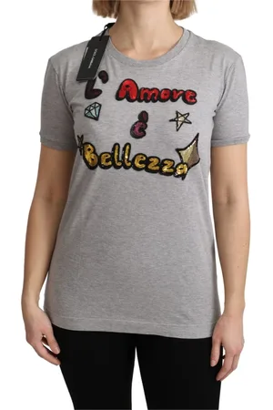 Dolce & Gabbana Mujer, Camisetas, Gris, Talla: XS