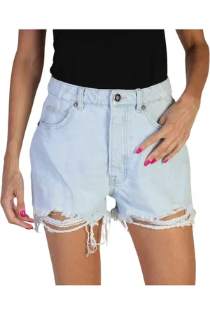 John Richmond Mujer, Pantalones cortos, Azul, Talla: XS