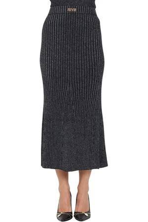 VERSACE Mujer, Faldas, Gris, Talla: M