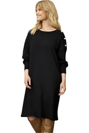 In Front Mujer, Vestidos, Negro, Talla: L