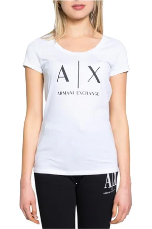 Armani Exchange Mujer, Camisetas, Blanco, Talla: L
