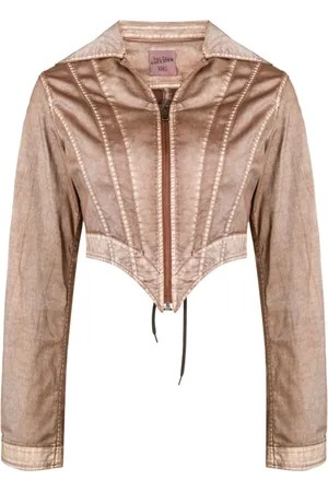 Jean Paul Gaultier Mujer, Chaquetas, Marrón, Talla: 3XS