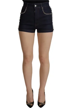 Dolce & Gabbana Mujer, Pantalones cortos, Azul, Talla: S