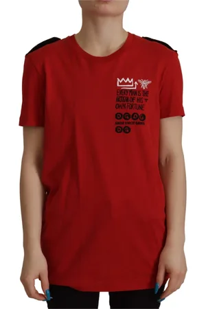 Dolce & Gabbana Mujer, Camisetas, Rojo, Talla: M