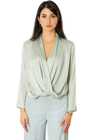 D.EXTERIOR Mujer, Blusas y Camisas, Verde, Talla: S