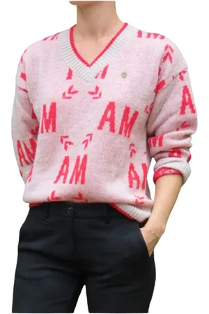 Aeronautica Militare Mujer, Jerseys, Rosa, Talla: L