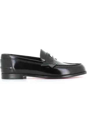 Alpargatas Pyraclou De Piel Adornadas en Negro - Christian Louboutin