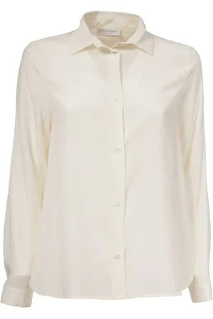 LE TRICOT PERUGIA Mujer, Blusas y Camisas, Blanco, Talla: S