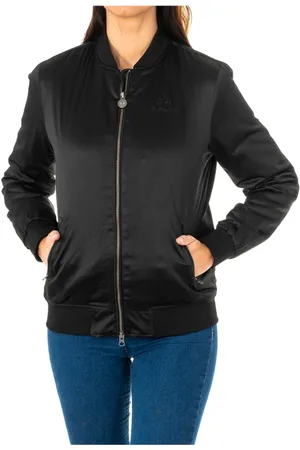 Chaqueta bomber de cuello alto para mujer - Winta Negro La Martina