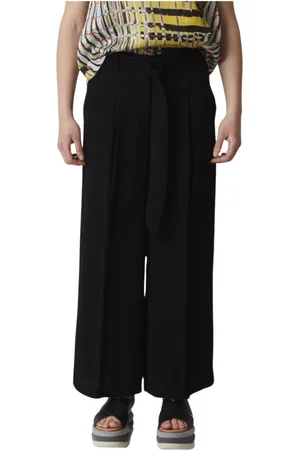 Manila Grace Mujer, Pantalones, Negro, Talla: M