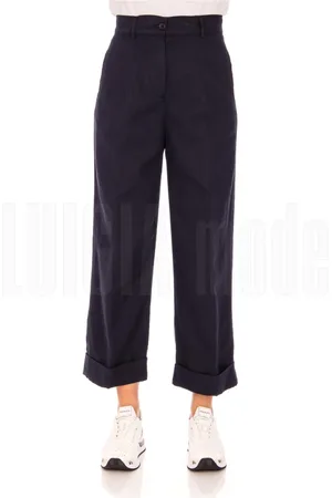 Aspesi Mujer, Pantalones, Negro, Talla: M