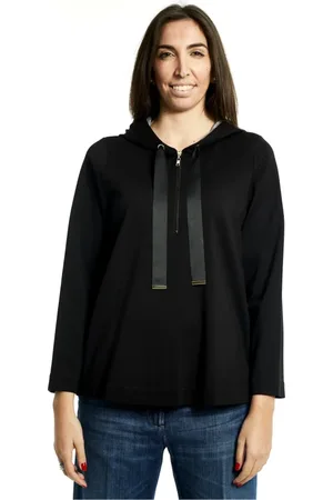 Persona by Marina Rinaldi Mujer, Sudaderas, Negro, Talla: S