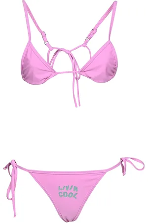 LIVINCOOL Mujer, Trajes de baño, Rosa, Talla: M