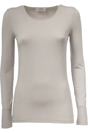 LE TRICOT PERUGIA Mujer, Camisetas, Gris, Talla: S