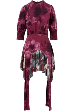 Mar De Margaritas Mujer, Vestidos, Púrpura, Talla: M