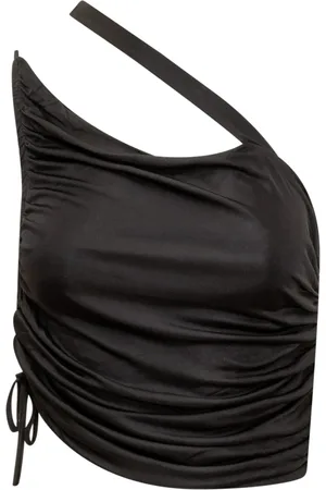 ANDREA ADAMO Mujer, Camisetas, Negro, Talla: S