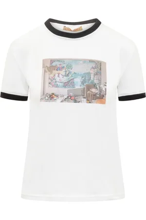 CORMIO Mujer, Camisetas, Blanco, Talla: M