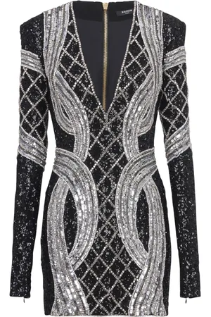 Balmain Mujer, Vestidos, Negro, Talla: XS