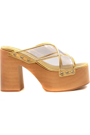 HAUS OF HONEY Mujer, Zapatos, Amarillo, Talla: 37 EU