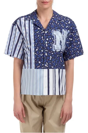 Neil Barrett Mujer, Camisas, Azul, Talla: M