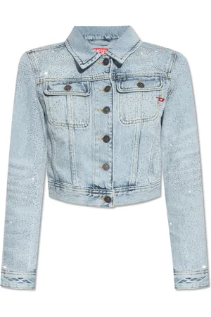 Diesel Mujer, Chaquetas, Azul, Talla: L