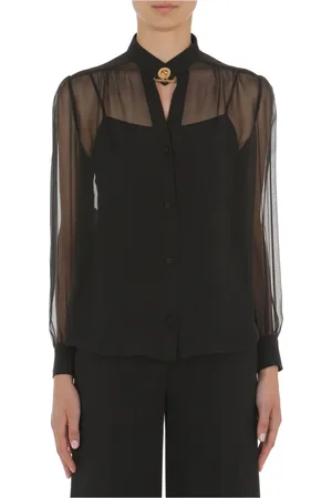 Moschino Mujer, Blusas y Camisas, Negro, Talla: S