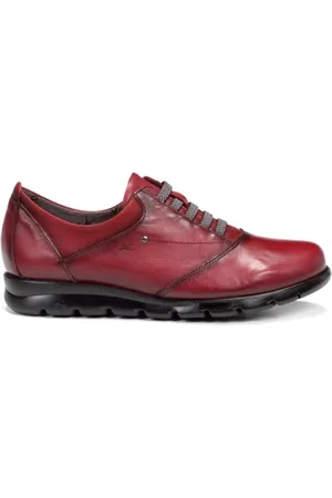 Fluchos Mujer, Zapatos, Rojo, Talla: 38 EU