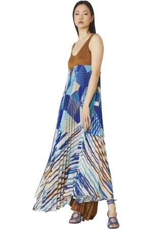 Manila Grace Mujer, Vestidos, Azul, Talla: XS