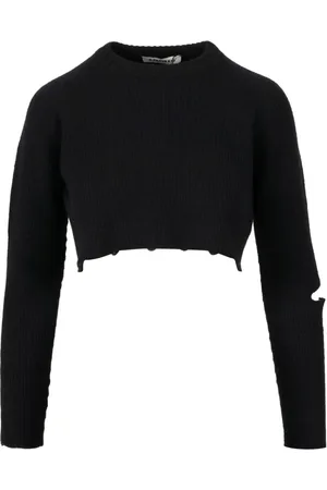 A PAPER KID Mujer, Jerseys, Negro, Talla: L