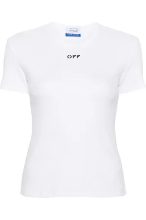 OFF-WHITE Mujer, Camisetas, Blanco, Talla: XS