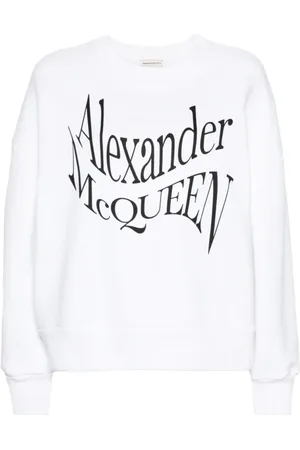 Alexander McQueen Mujer, Sudaderas, Blanco, Talla: S