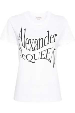 Alexander McQueen Mujer, Camisetas, Blanco, Talla: XS