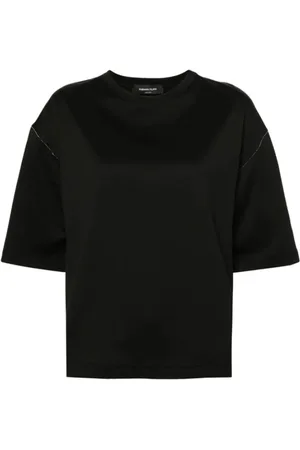 Fabiana Filippi Mujer, Camisetas, Negro, Talla: S