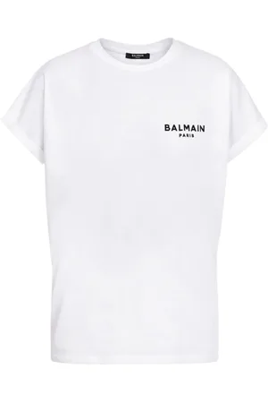 Balmain Mujer, Camisetas, Blanco, Talla: M