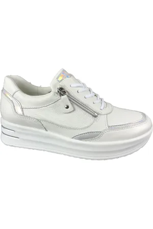 Waldläufer Mujer, Zapatos, Blanco, Talla: 38 1/2 EU
